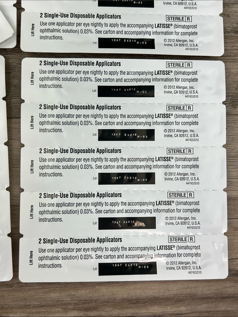 Single Use Sterile Disposable Applicator Brushes, 66 Ct. NEW